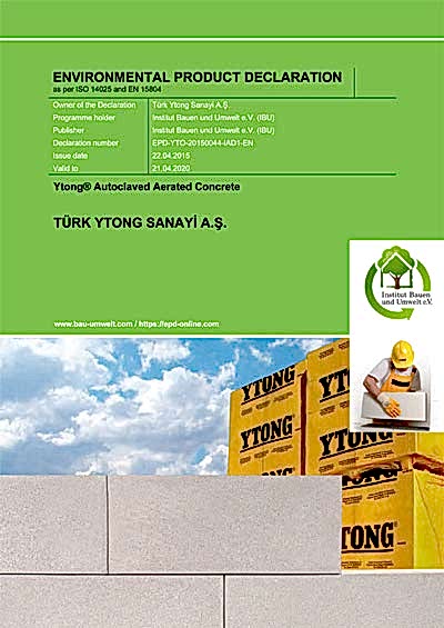 Enviromental Product Declaration - Block